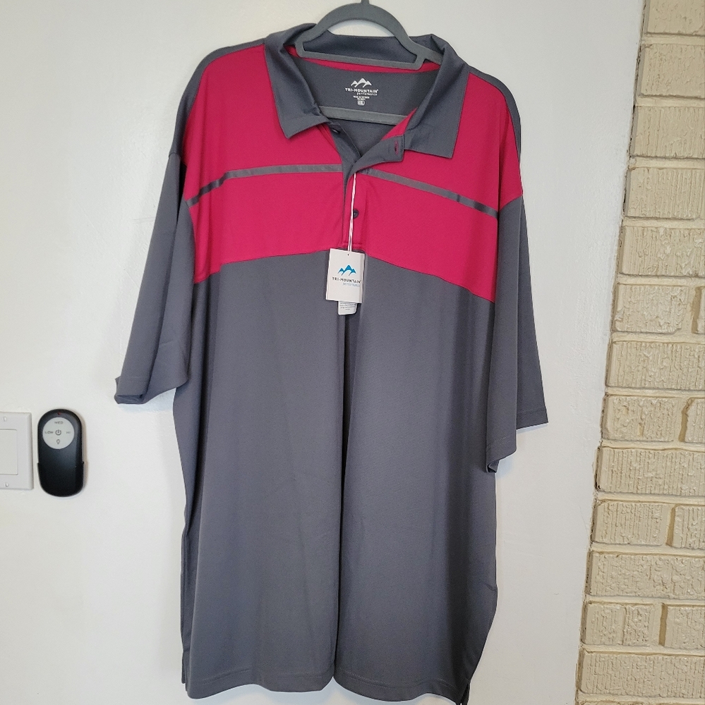 TRI-Mountain performance new with tags polo shirt